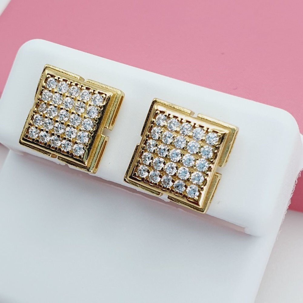 "925 Sterling Silver Cubic Zirconia Earrings, U19254616